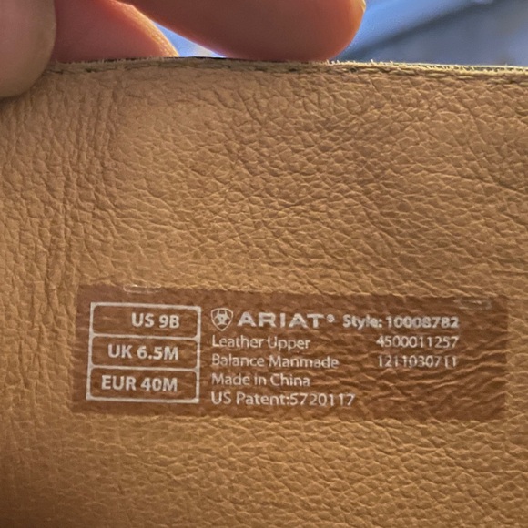 ARIAT black leather dress boots - Picture 4 of 9